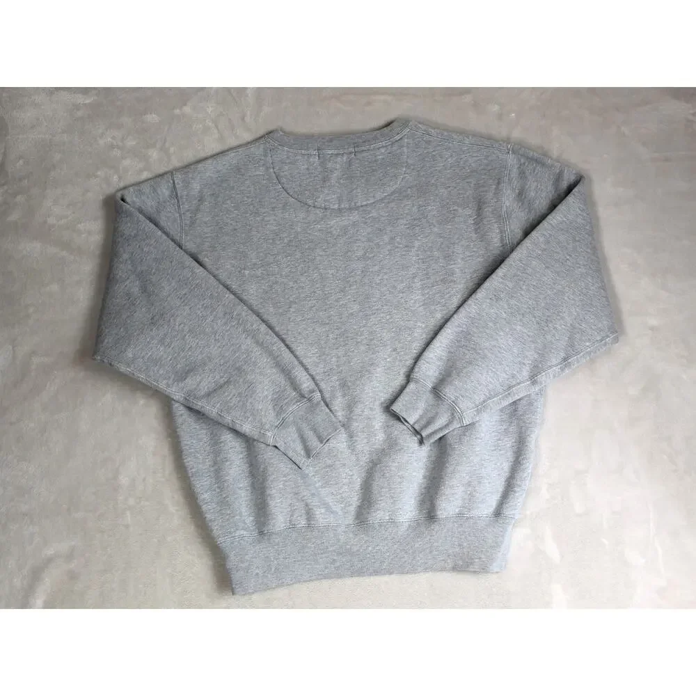 Vintage Polo Ralph Lauren Sweatshirt Mens Small Gray Pony Preppy Classic 90s